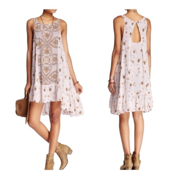 Free people into you paisley slip dress - Picture 2 of 8